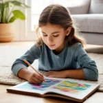 Home 15 아동심리상담 케이스 스터디 - **Prompt 1: Balanced Childhood Activities**
A bright, inviting image of a pre-teen child (around...