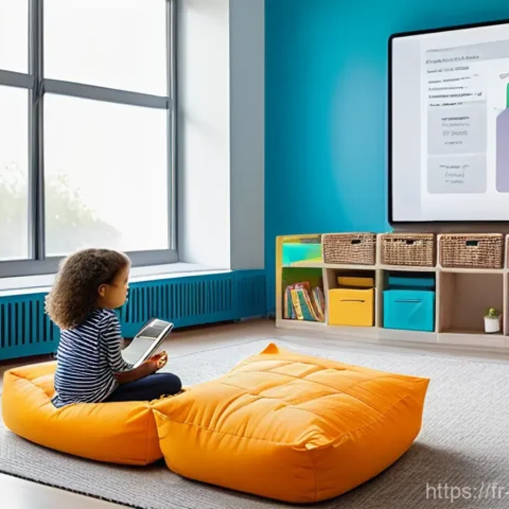 아동심리상담의 미래 전망 - **Digital Balance and Well-being for Children**
    A bright, clean, and modern child psychology cli...