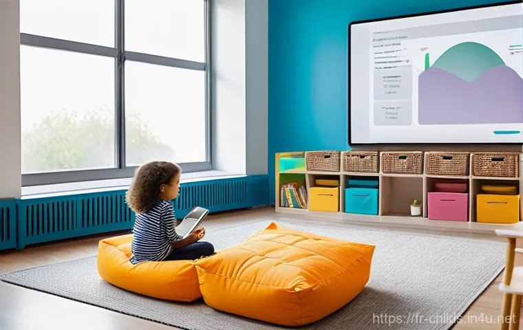 아동심리상담의 미래 전망 - **Digital Balance and Well-being for Children**
    A bright, clean, and modern child psychology cli...